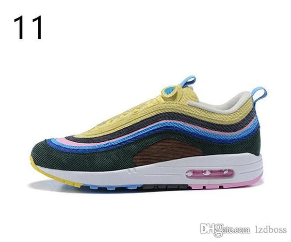 2019 sale air cushion 97 Running Shoes Silver Bullet Gold white 97s Men women Casual Maxes Trainers Designer Sports Sneakers LZDSS