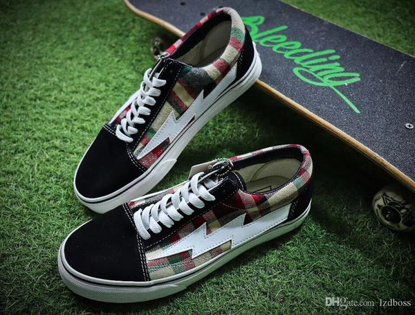 2019 new SALE Revenge x Storm Old Skool Designer Cavnas Sneakers Womens Men Low Fashion Current Skateboard Casual Shoes LZDBOSS