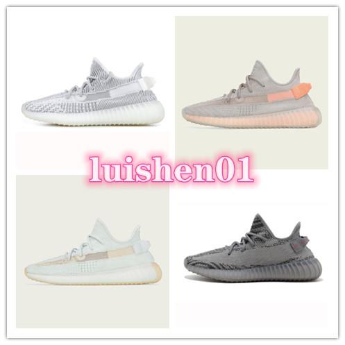 2019 NEW Black Clay Running Shoes Men West Butter Bred Sesame Women Fashion chaussure Sports Sneakers Glow In The Dark shoes with Box v7