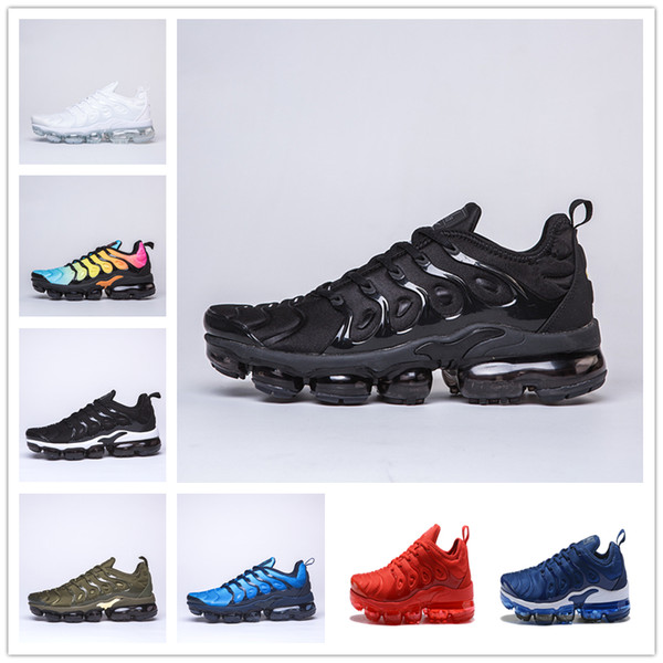 Mxamropavs 2019 TN Plus Men Women Running Shoes For Male Shoe Olive White Silver Black Colorways Pack Triple Grey Mens Sports Sneakers