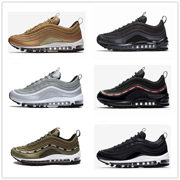 97 Running Shoes Mustard 97s Chaussures SE South Beach Pull Tab Triple Black Silver White Mens Women Trainer Designer Sports Sneakers