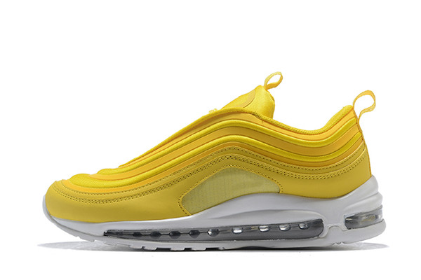 Designer 97s Running Shoes Mustard Yellow Womens Outdoor Sports Shoes 97c SE OG Bullet Women Trainer Sport Sneaker Size 5.5-8.5