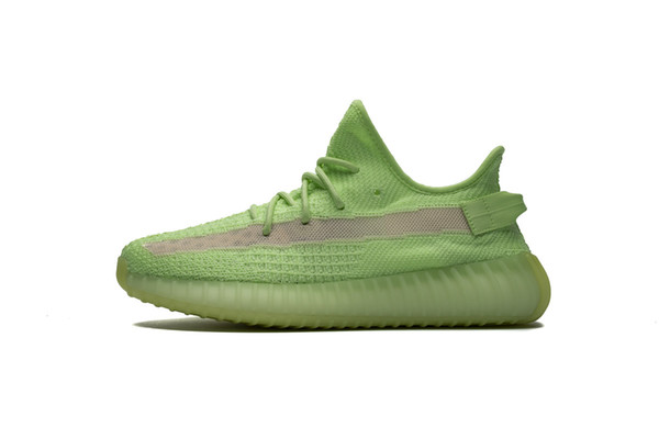 2019 NEW Black Clay Running Shoes Men West Butter Bred Sesame Women Fashion chaussure Sports Sneakers Glow In The Dark shoes with Box v1