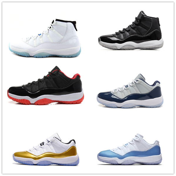 2019 11 Mens 11s Basketball Shoes New Concord 45 Platinum Tint Space Jam Gym Red Win Like 96 XI Designer Sneakers Men Sport Shoes zz008