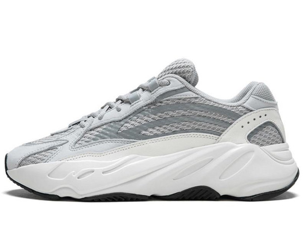 2019 Mauve 700 Wave Runner Men Women Designer Sneakers New 700 V2 Static Best Quality Kanye West Sport Shoes With Box v003