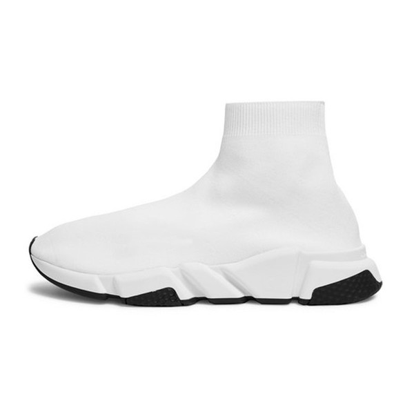 Luxury Designer Shoes for women men Speed Trainer White Triple Black Trainer fashion casual shoes outdoor womens Sneaker size 5.5-11