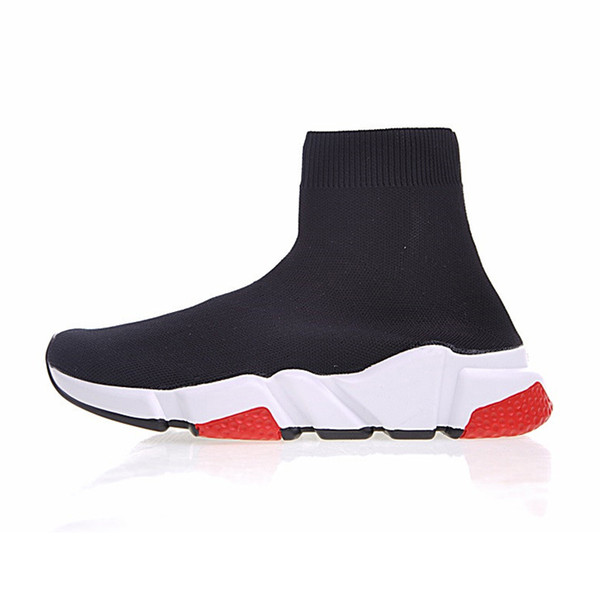 2019 Speed Trainer Luxury Womens Designer Sock Mesh Knit Sneaker Classic Brand Black White Oreo Fashion Men Training Running Shoes