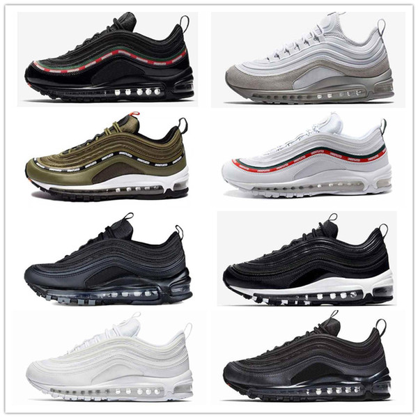 2018 Air Undefeated 97 Running Shoes 97s Men women Casual Maxes Trainers Designer Sports Sneakers Chaussures Silver Bullet Gold black white
