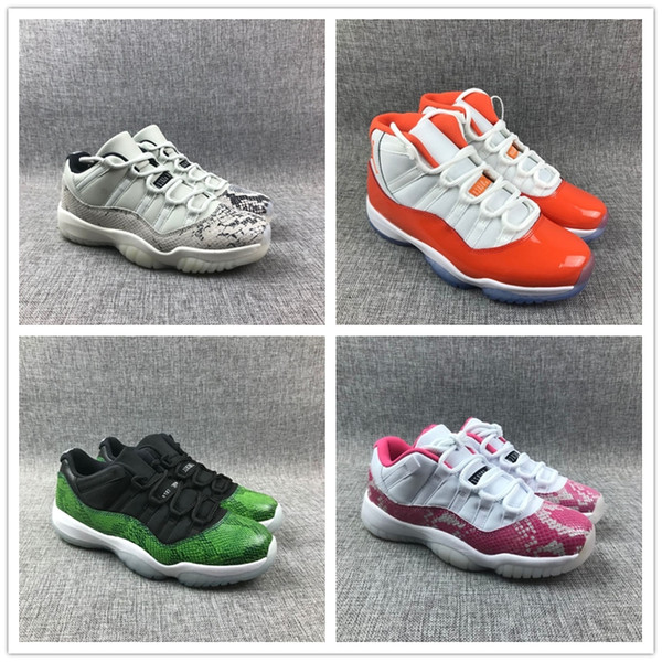 2019 11 Mens 11s Basketball Shoes New Concord 45 Platinum Tint Space Jam WMNS Pink green Snakeskin Designer Sneakers Men Sport Shoes zz001