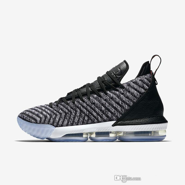 Cheap Womens lebron 16 basketball shoes for sale Promise Black Multi color Boys Girls Youth Kids sneakers tennis with box cx302
