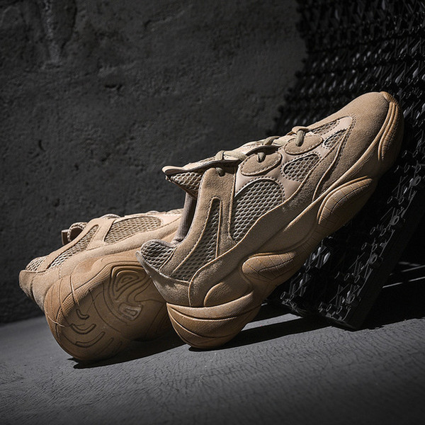 2018 New Wave Runner 500 Blush Desert Rat 500 Super Moon Yellow Running Shoes Kanye West Mens Women Sneaker Sports Shoes