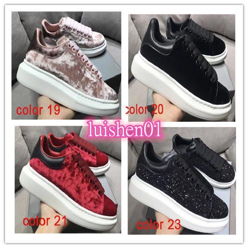 Designer Shoes trainers Reflective 3M white Leather Platform Sneakers Womens Mens Flat Casual Party Wedding Shoes Suede Sports Sneakers c01