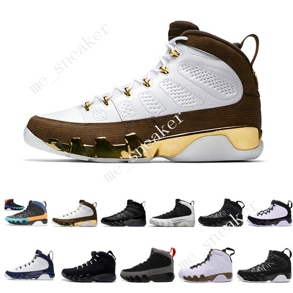 2019 9 9s Dream It Do It UNC Mop Melo Mens Basketball Shoes LA OG Space Jam men Bred All Black Anthracite sports sneakers designer trainers
