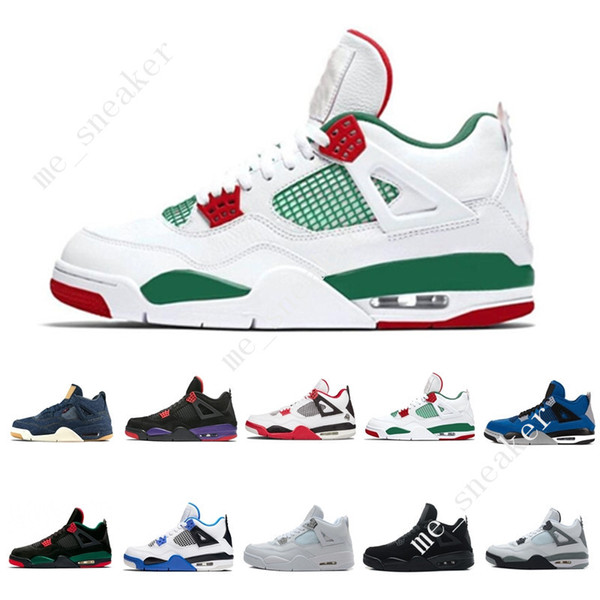 4 Tattoo Singles Day Travis Scotts Cactus Jack Raptors Mens Basketball Shoes 4s White Cement Toro Bravo men sport sneakers designer trainers