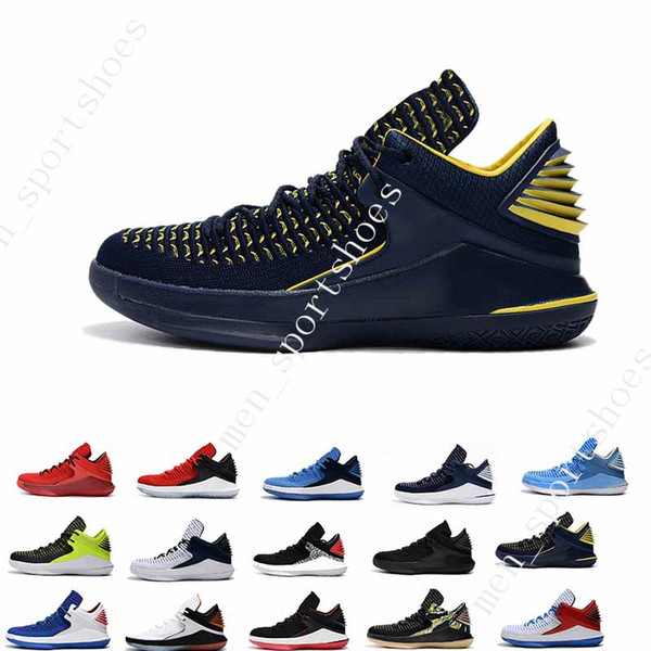 Free shipping 32 Low Gatorade Bred CEO Win Like Men Basketball Shoes Flights Speed Mike 32s XXXII Black Red Sport Sneakers