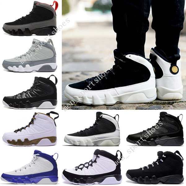 High Quality 9 9s White Tour blue Basketball Shoes Men space Jam Lakers PE Copper Statue Anthracite Baron Charcoal Sneakers designer US 7-13