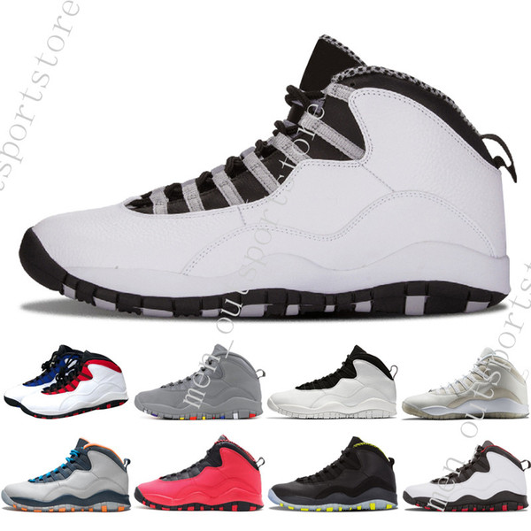 10 10s Westbrook Cool Grey I'm Back men basketball shoes Drake Bobcats Steel mens Sports Sneakers trainers outdoor designer running shoes