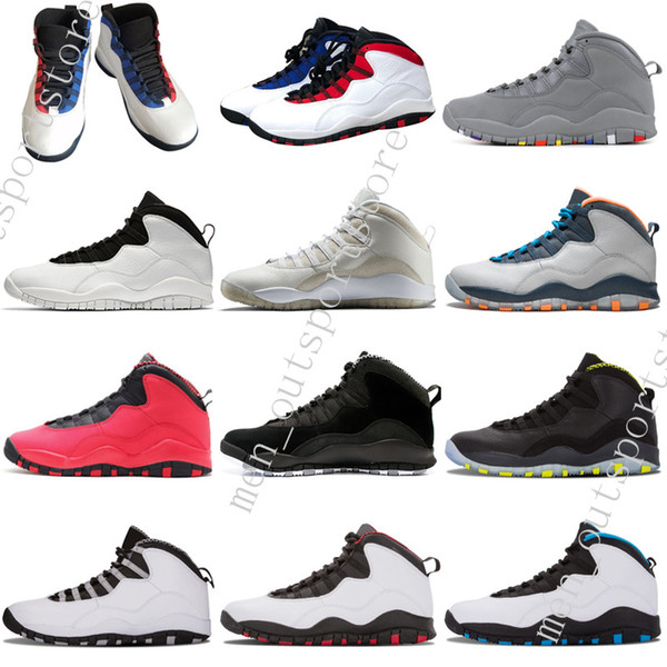 10 10s Westbrook Cool Grey I'm Back men basketball shoes Bobcats Stealth Powder Blue mens Sports Sneakers trainers outdoor designer shoes