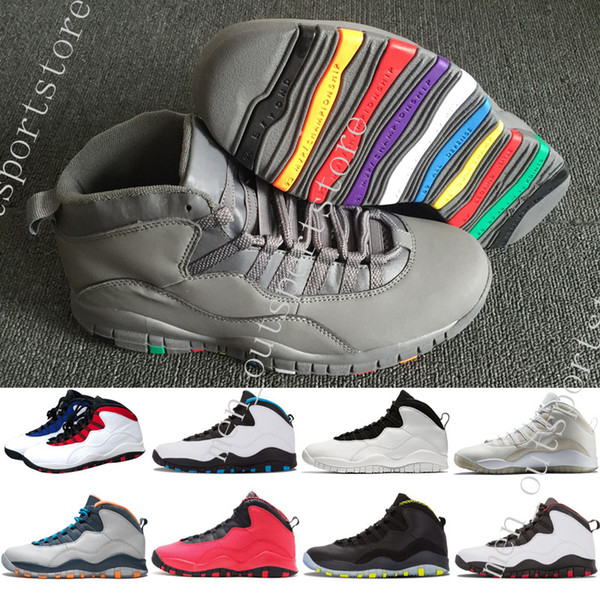 2018 10 10s Westbrook Cool Grey mens basketball shoes I'm Back Drake Steel Sports Sneakers trainers outdoor designer running shoes for men