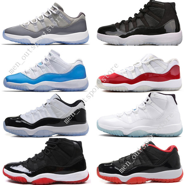 11 11s Cap and Gown Prom Night Mens Basketball Shoes Gym Red Bred PRM Heiress Barons Win Like 96 72-10 men Sports Sneakers trainers designer