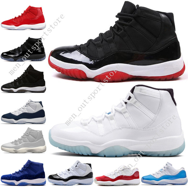 11 11s Cap and Gown Prom Night Mens Basketball Shoes Gym Red Bred PRM Heiress Barons Varsity Red Easter men Sports Sneakers outdoor designer