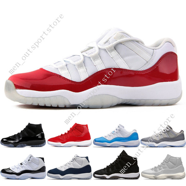11 11s Cap and Gown Prom Night Men Basketball Shoes Platinum Tint Gym Red Bred PRM Velvet Heiress wine Barons Concord 45 mens sport sneakers