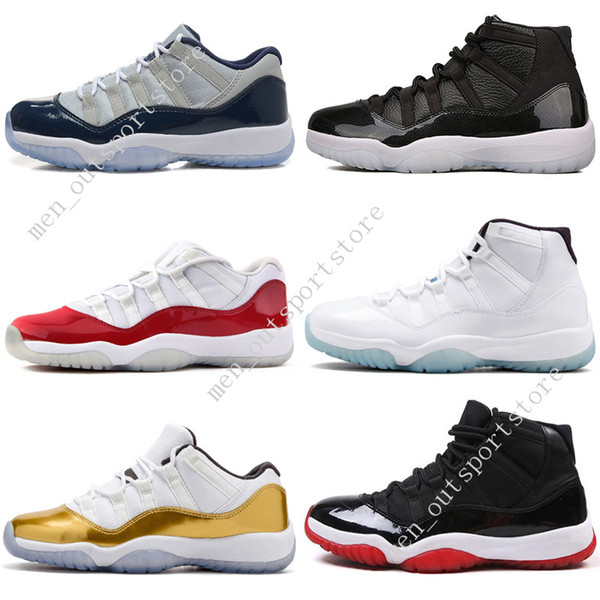 11 11s Cap and Gown Prom Night Mens Basketball Shoes Gym Red Bred PRM Heiress Barons Varsity Red Easter men Sport Sneakers trainers designer
