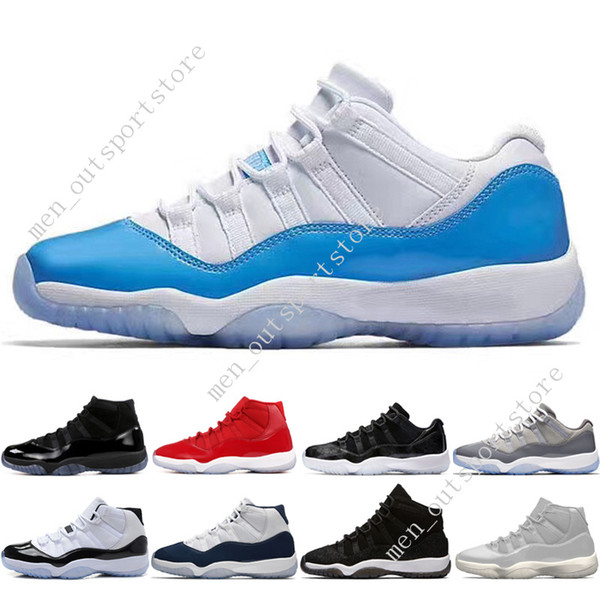 11 11s Cap and Gown Prom Night Men Basketball Shoes Platinum Tint Gym Red Bred PRM Heiress Barons Concord 45 Win Like 96 mens sport sneakers