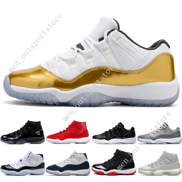 New 11 11s Cap and Gown Prom Night Mens Basketball Shoes Gym Red Bred PRM Heiress Black Stingray Barons men Sport Sneakers trainers designer