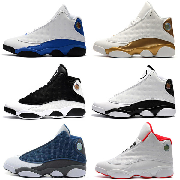2018 Top Quality 13 13s mens basketball shoes He Got Game Hologram Barons Bred sneakers women sports trainers running shoes for men designer