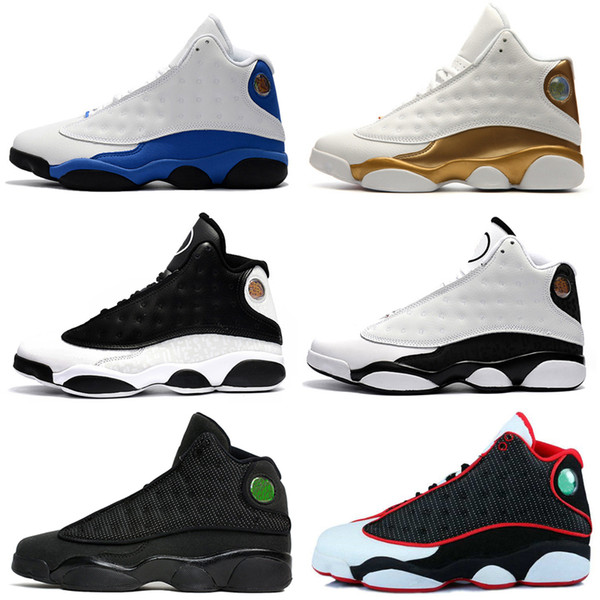 2018 Top Quality 13 13s mens basketball shoes Hyper Royal 3M Reflective Silver sneakers women sports trainers running shoes for men designer