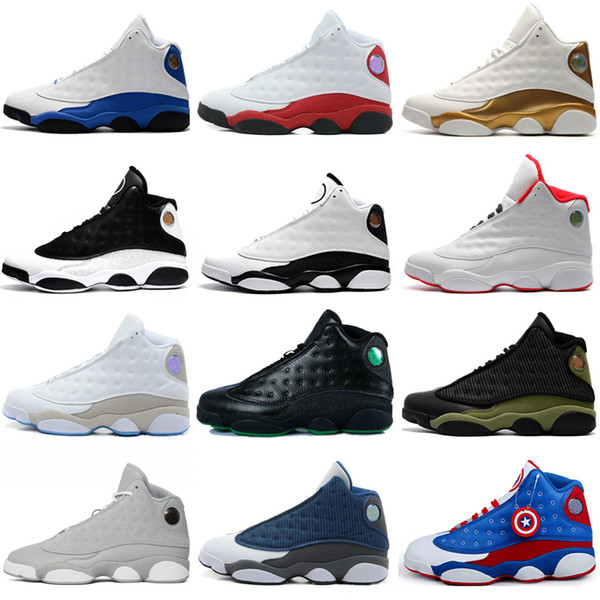 13 13s mens basketball shoes Brown He Got Game Ivory Wheat Olive Bred sneakers women Athletic sports trainers running shoes for men designer