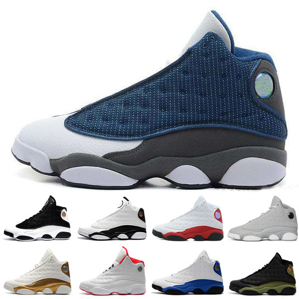 Cheap New 13 13s mens basketball shoes 3M Reflective Silver Captain America sneakers women sports trainers running shoes for men designer