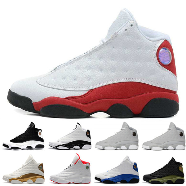 Cheap New 13 13s mens basketball shoes Love Respect Black White Red Grey Toe sneakers women sports trainers running shoes for men designer