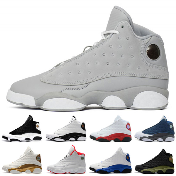 Cheap New 13 13s mens basketball shoes Bred Brown He Got Game Hologram Barons sneakers women sports trainers running shoes for men designer