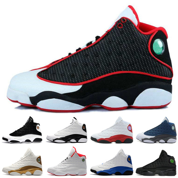 Hot New 13 13s mens basketball shoes Hyper Royal Flints Bred Brown He Got Game sneakers women sports trainers running shoes for men designer