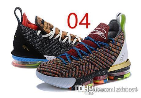 2019 HOT Basketball Shoes Running shoes 16 The Fresh Bred Triple Black White mens Shoe 16s mens trainers sports designer Sneakers ZESTORE4