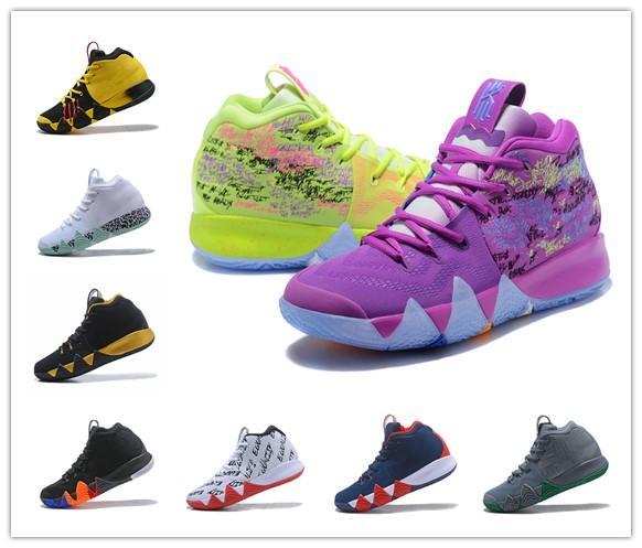 2019 sale Irving 4 Men's Basketball Shoes Designer Shoes Multi-color Kyries IV Outdoor Casual Sports Sneaker Size EUR40-46 ZESTORE4