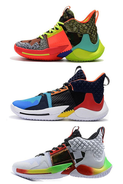 2019 High quality why not basketball shoes men 0.2 sneakers Russell Westbrook II zer0.2 sneakers zero 2 original trainers US7-12 zestore