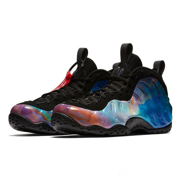 with box Air Penny Hardaway Fruity Pebbles Olympic USA Eggplant Royal Basketball Shoes Cheap Boys Youth Air Foam One Sneakers zestore