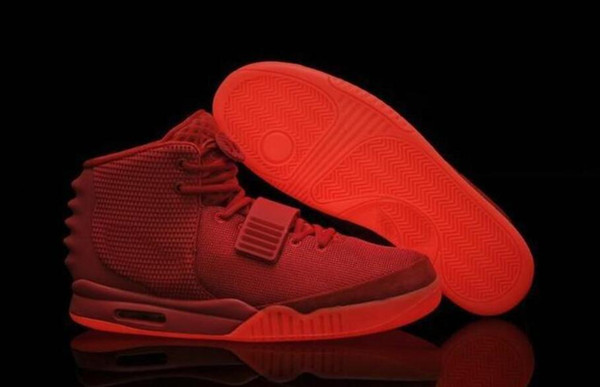 2019 new Designer Shoes Kanye West 2 Basketball Shoes for Mens luxury Sports shoes Red October Training Sneakers Size 36-46 zestore