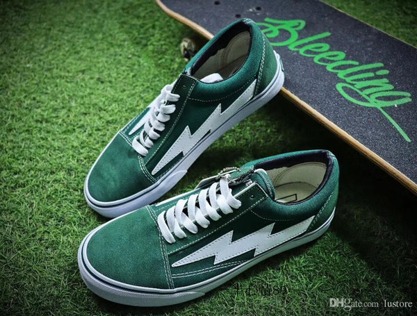 2019 news SALE Revenge x Storm Old Skool Designer Cavnas Sneakers Womens Men Low Fashion Current Skateboard Casual Shoes zestore