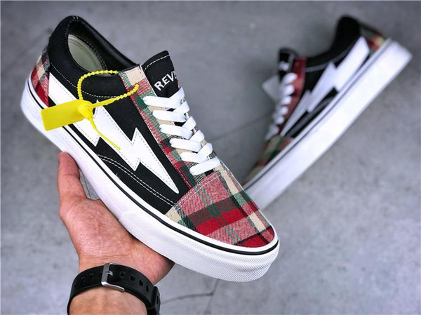 Newest Revenge X Storm old skool Classic black white red blue green light men and women Casual Shoes sneakers skateboard shoes