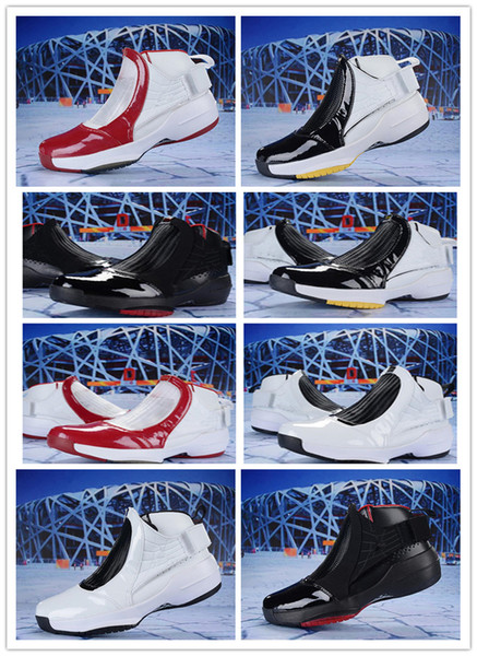 hot 19 19s men Basketball shoes white black the master GS Barons Wolf Grey flu game taxi playoff french blue gym red Sneakers zestore