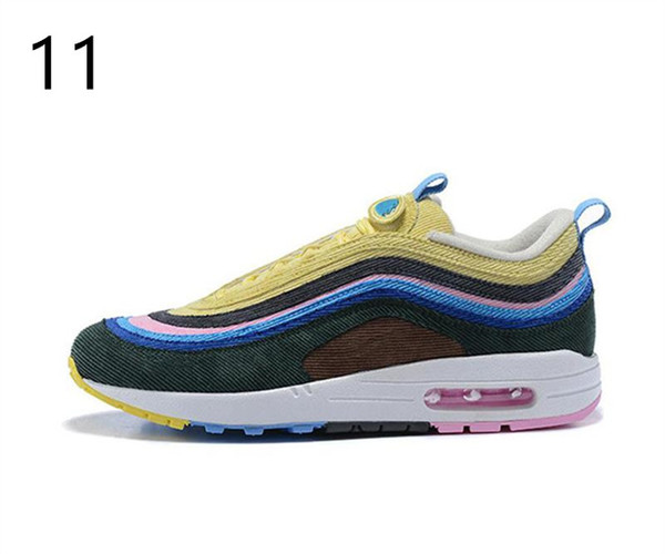 2019 hot sale Air Undefeated 97 Running Shoes Silver Bullet Gold white 97s Men women Casual Maxes Trainers Designer Sports Sneakers zestore