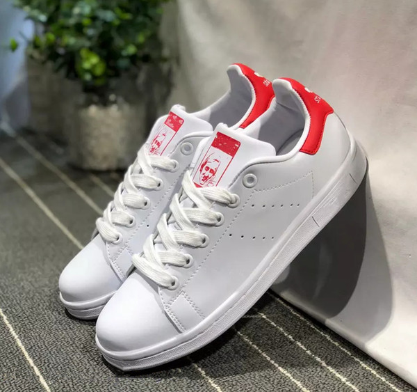 2018 Stan Smith Spring Flats Sneakers Copper White Pink Black Shoe Man Women Fashion Casual Leather brand sports running shoes size 36-45