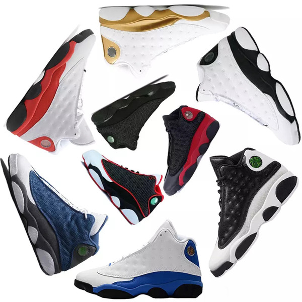 13 13s Mens Basketball Shoes Phantom Chicago GS Hyper Royal Black Cat Flints Bred Brown Olive Wheat DMP Ivory Grey men sports sneakers women