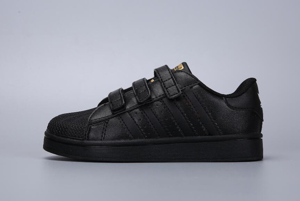 2019 kids Superstar Original Black Hologram Iridescent Junior Gold girls boys Superstars Iridescent Junior Gold girls boys Superstars