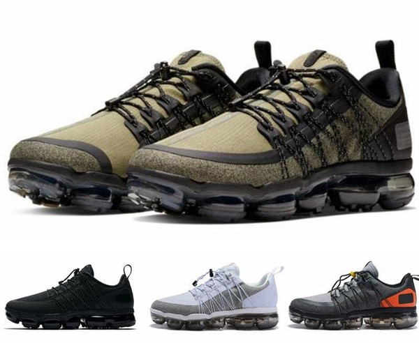 Top Quality Run Utility Black Reflect Silver Men Running Shoes Triple White Medium Olive Men Designer Shoes Sports Sneakers
