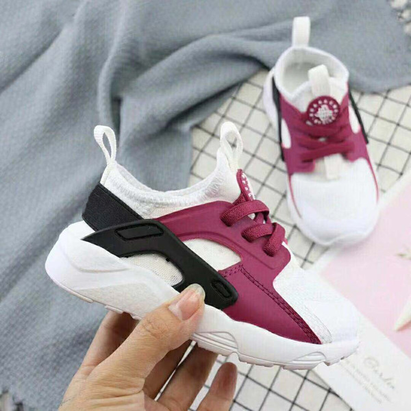 New children Air Huarache IV 4.0 Ultra Running shoes Huraches boys girls shoes baby kids Triple Huaraches sneakers